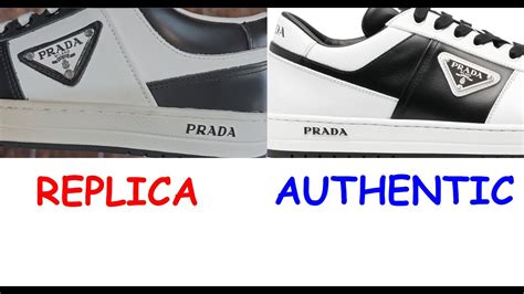 how to spot fake prada heels|Prada sneakers knock off.